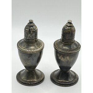 Vintage DUCHIN CREATION 925 weighted sterling silver salt pepper set SEE ALL